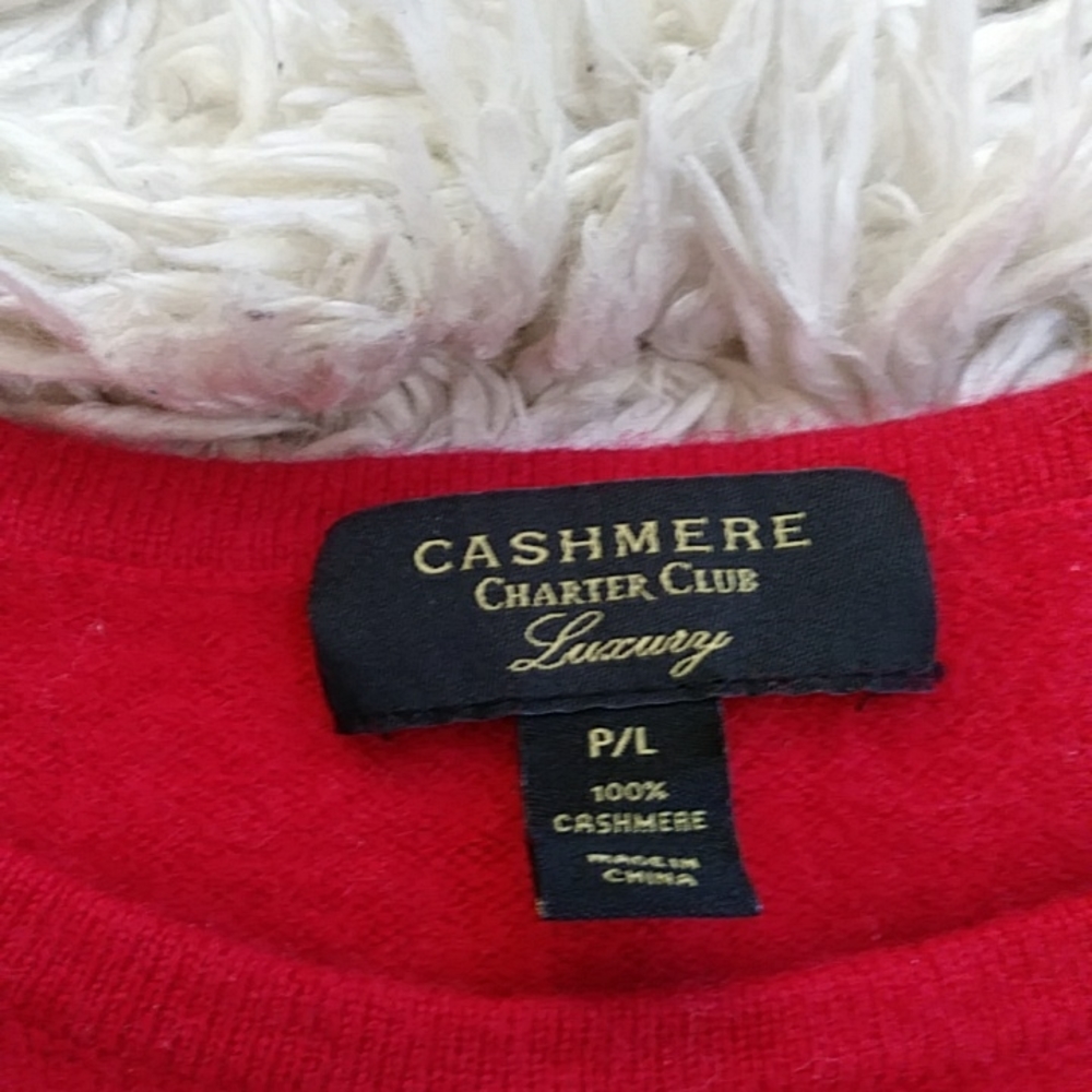 Charter Club Cashmere sweater - Picture 4 of 5